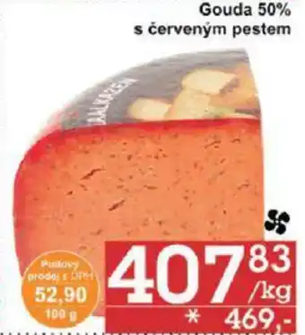 Jip Gouda 50% s červeným pestem nabídka