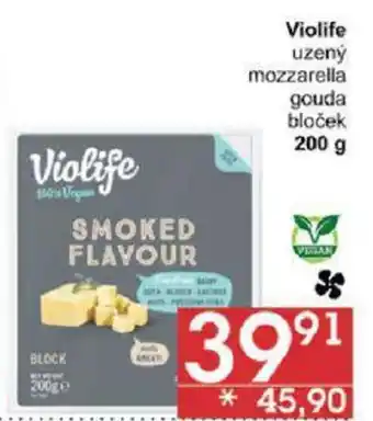 Jip Violife uzený mozzarella gouda bloček 200 g nabídka