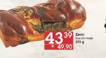Závin tvaroh+mak 370 g