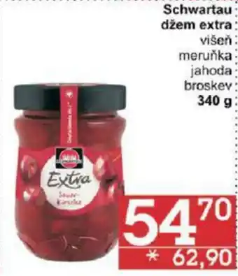 Jip Schwartau džem extra 340 g nabídka