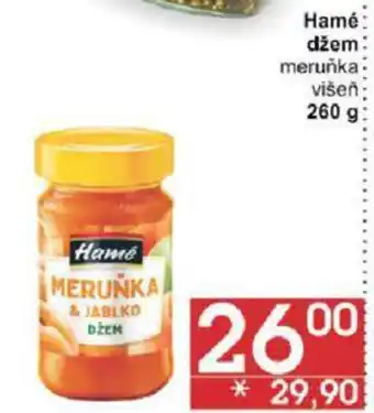 Jip Hamé džem meruňka višeň 260 g nabídka