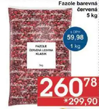 Jip Fazole barevná červená 5 kg nabídka