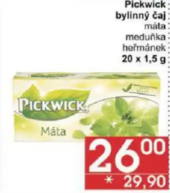 Jip Pickwick bylinný čaj nabídka