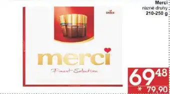 Jip Merci různé druhy 210-250 g nabídka