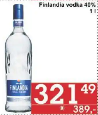 Jip Finlandia vodka 40% 1 l. nabídka