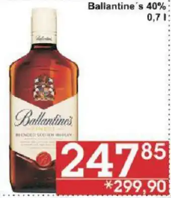 Jip Ballantine's 40% 0.7 l. nabídka