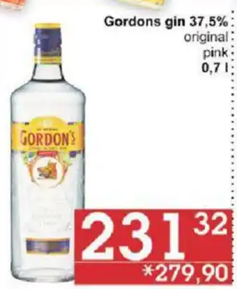 Jip Gordons gin 37,5% 0.7 l. nabídka