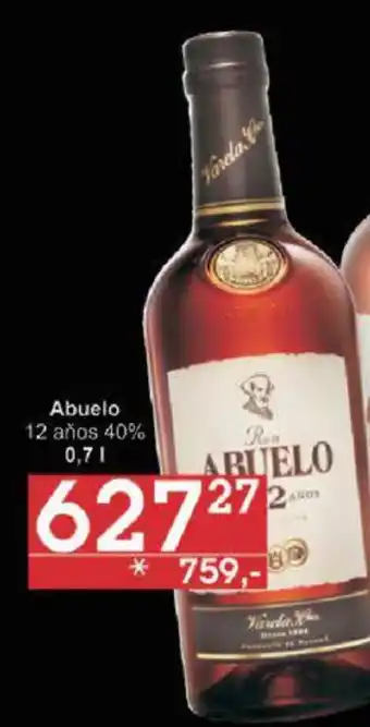 Abuelo 12 años 40% 0,7 l.