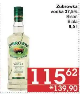 Zubrowka vodka 37,5% 0.5 l.