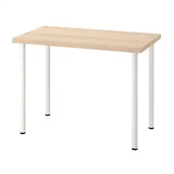 IKEA Linnmon / adils psací stůl, vz. bíle moř. dub/bílá, 100x60 cm nabídka