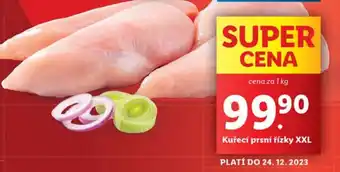 Lidl Kuřecí prsní řízky XXL nabídka