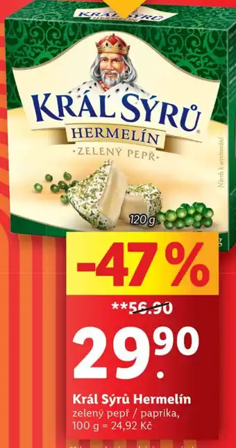 Lidl Král Sýrů Hermelín nabídka