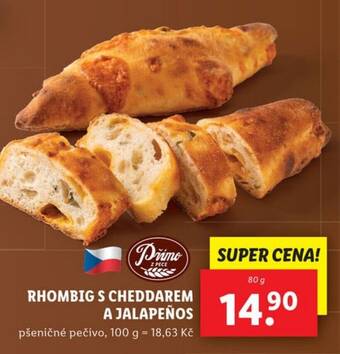 Lidl RHOMBIG S CHEDDAREM JALAPEÑOS nabídka