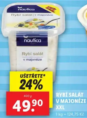 Lidl RYBÍ SALÁT V MAJONÉZE XXL nabídka