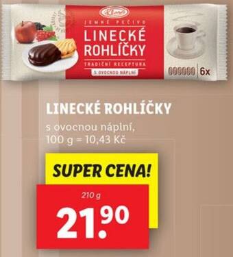 Lidl LINECKÉ ROHLÍČKY nabídka