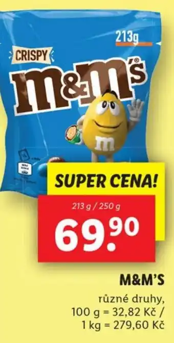Lidl M&M'S nabídka