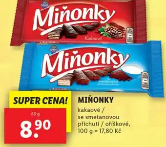 Lidl MIŇONKY nabídka