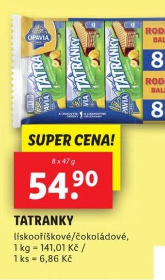Lidl TATRANKY nabídka