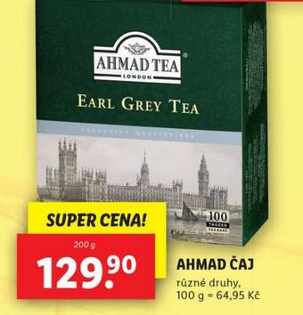 Lidl AHMAD ČAJ nabídka