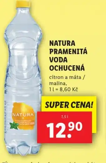 Lidl NATURA PRAMENITÁ VODA OCHUCENÁ nabídka