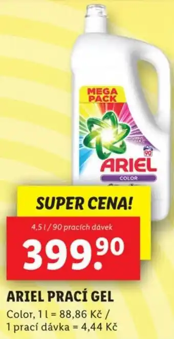Lidl ARIEL PRACÍ GEL nabídka