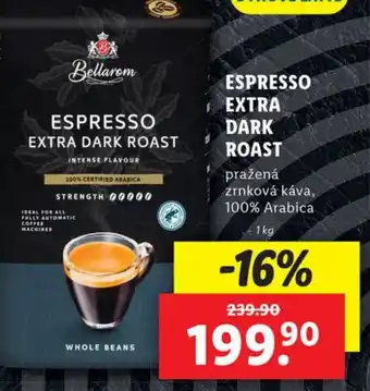Lidl ESPRESSO EXTRA DARK ROAST nabídka