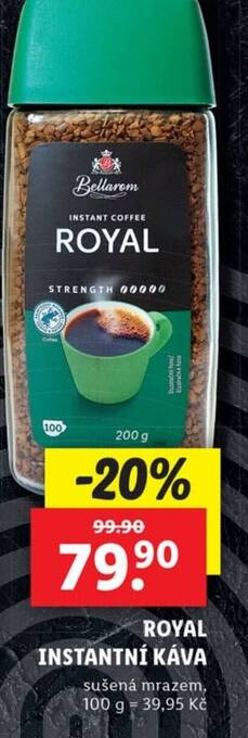 Lidl ROYAL INSTANTNÍ KÁVA nabídka