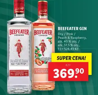 Lidl BEEFEATER GIN nabídka