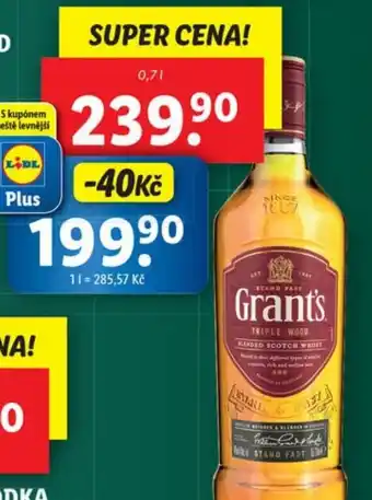 Lidl GRANT'S TRIPLE WOOD nabídka
