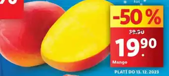 Lidl Mango nabídka