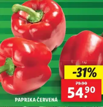 Lidl PAPRIKA ČERVENÁ nabídka