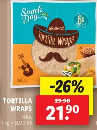 Lidl TORTILLA WRAPS nabídka