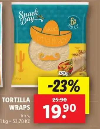 Lidl TORTILLA WRAPS nabídka