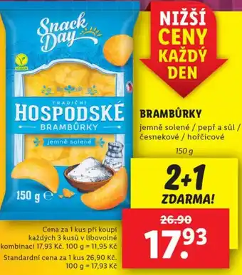 Lidl BRAMBŮRKY nabídka