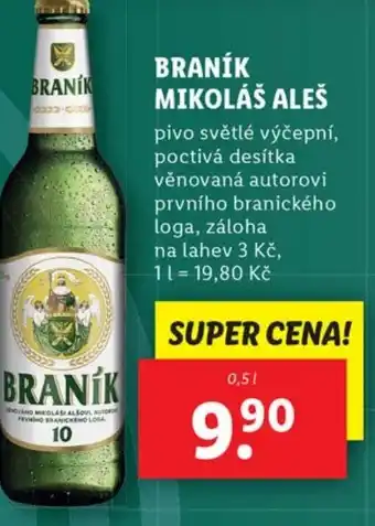 Lidl BRANÍK MIKOLÁŠ ALEŠ nabídka