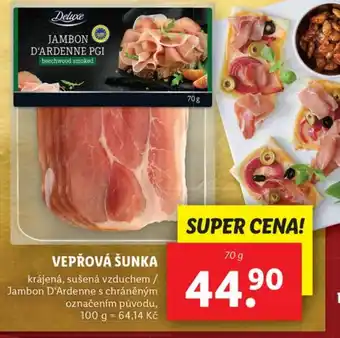 Lidl VEPŘOVÁ ŠUNKA nabídka