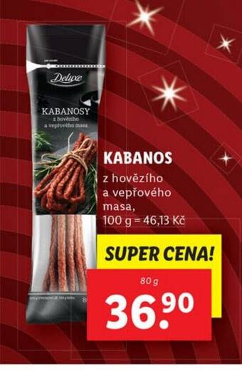 Lidl KABANOS nabídka