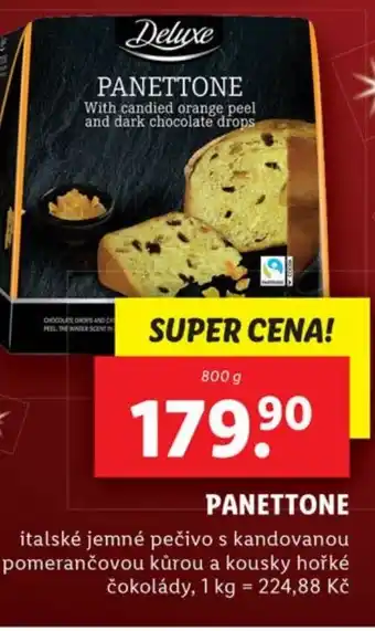 Lidl PANETTONE nabídka