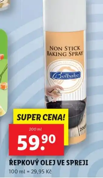 Lidl ŘEPKOVÝ OLEJ VE SPREJI nabídka