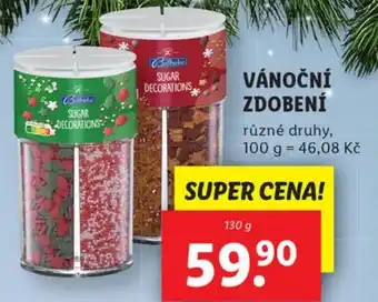 Lidl VÁNOČNÍ ZDOBENÍ nabídka