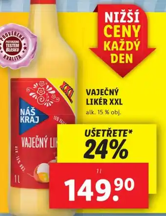 Lidl VAJEČNÝ LIKÉR XXL nabídka