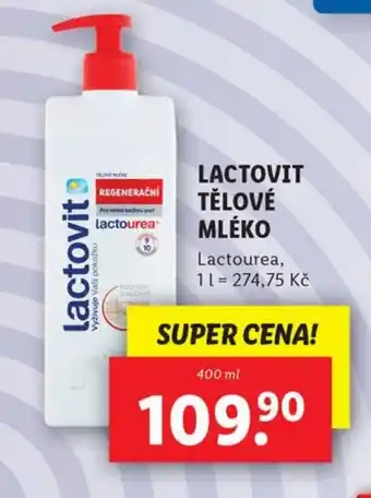 Lidl LACTOVIT TĚLOVÉ MLÉKO nabídka