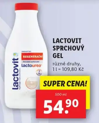 Lidl LACTOVIT SPRCHOVÝ GEL nabídka