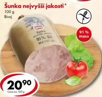CBA Šunka nejvyšší jakosti nabídka