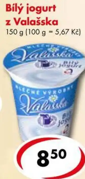 CBA Bílý jogurt z Valašska nabídka