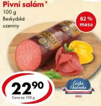 CBA Pivní salám nabídka