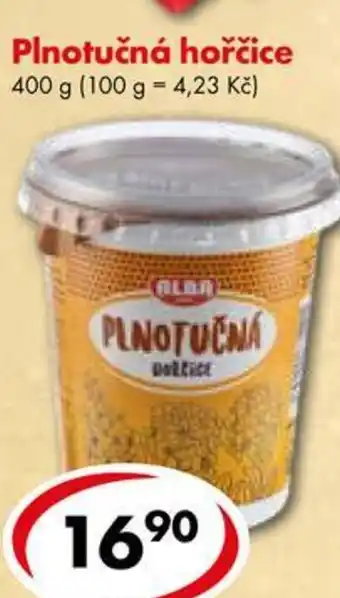 CBA Plnotučná hořčice nabídka