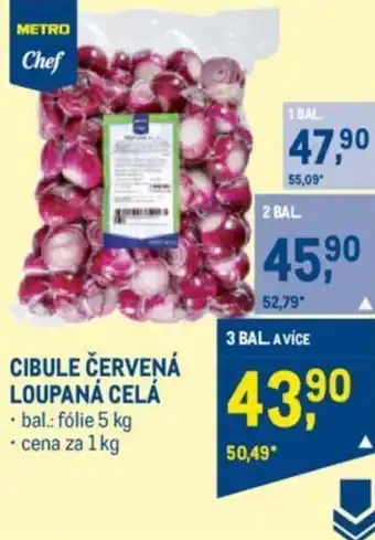 Makro CIBULE ČERVENÁ LOUPANÁ CELÁ nabídka