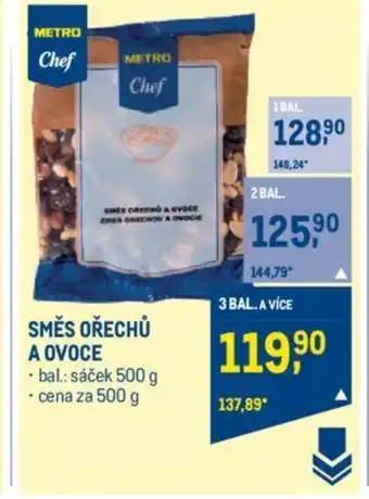 Makro SMĚS OŘECHŮ A OVOCE nabídka