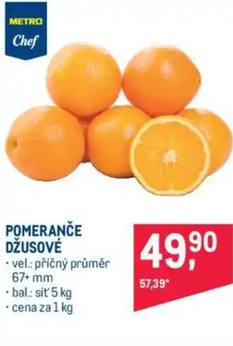 Makro POMERANČE DŽUSOVÉ nabídka